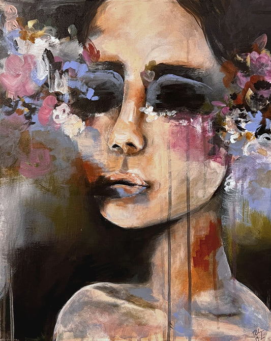 Original painting - Just a Girl